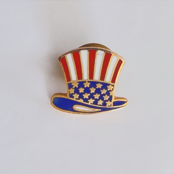 Jewelry - Patriotic Hat Pin Red White Blue